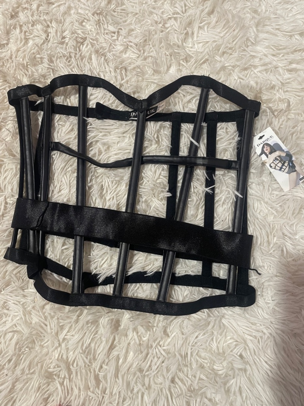New boned cage corset